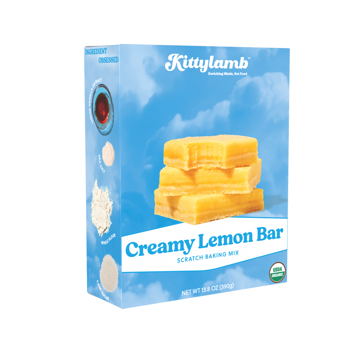 Creamy Lemon Bar Organic Baking Mix – Kittylamb