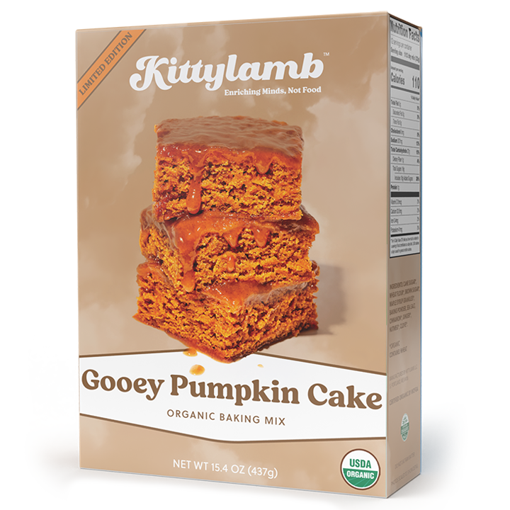 Gooey Pumpkin Cake Organic Baking Mix-Kittylamb